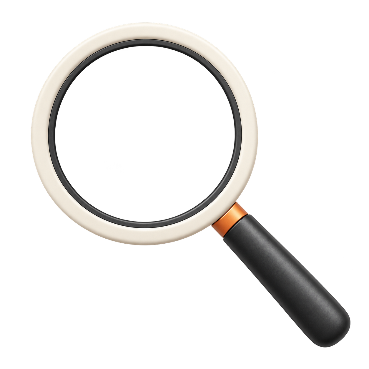 Magnifying glass searching for bugs