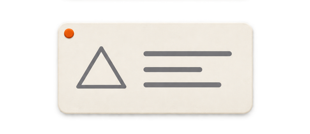 Feature card — triangle